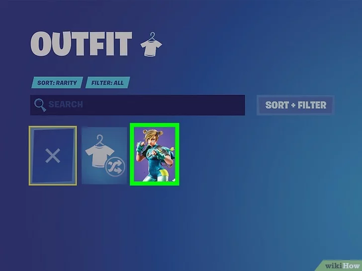How Do I Change Character in Fortnite step 2 click on the outift of your choice
