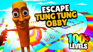 ESCAPE TUNG TUNG – OBBY GLASS BRIDGE