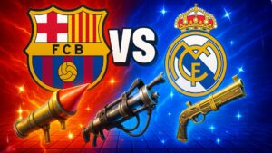 MADRID VS BARCELONA RED VS BLUE