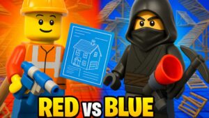 RED VS BLUE BRICK  – BUILD
