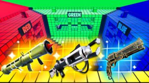 RED VS BLUE VS GREEN VS YELLOW 4 TEAMS