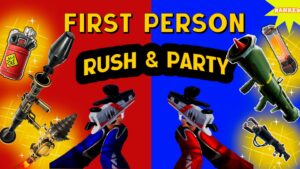 First Person Red Vs Blue RushParty