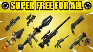 Super Free For All Arena ALL GUNS