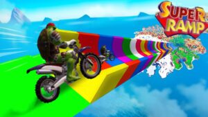 CAR GAME  New TMNT CRAZY RAMP