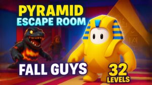 Fall Guys Pyramid Escape Room 32 LVL