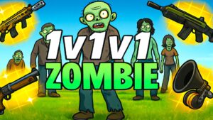 1V1V1 ZOMBIE 1V1 REALISTICS FREE FOR ALL