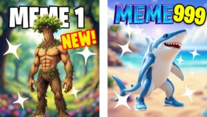 BRAINROT MEME GUNGAME ONE SHOT TIKTOK
