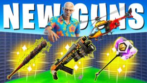 NEW GUNS AND VEHICLES 1V1