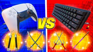 CONTROLLER VS KEYBOARDRED VS BLUE