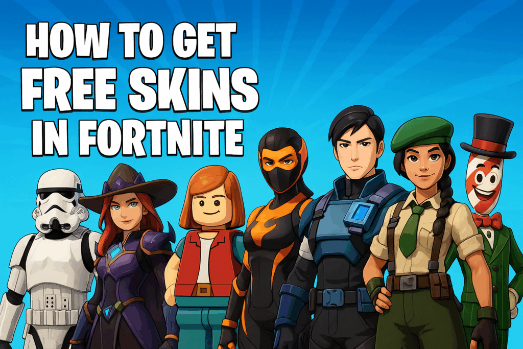 how to get free skins in fortnite image of fortnite characters